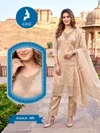 Eagle By Kaya Satin Silk Kurti With Bottom Dupatta